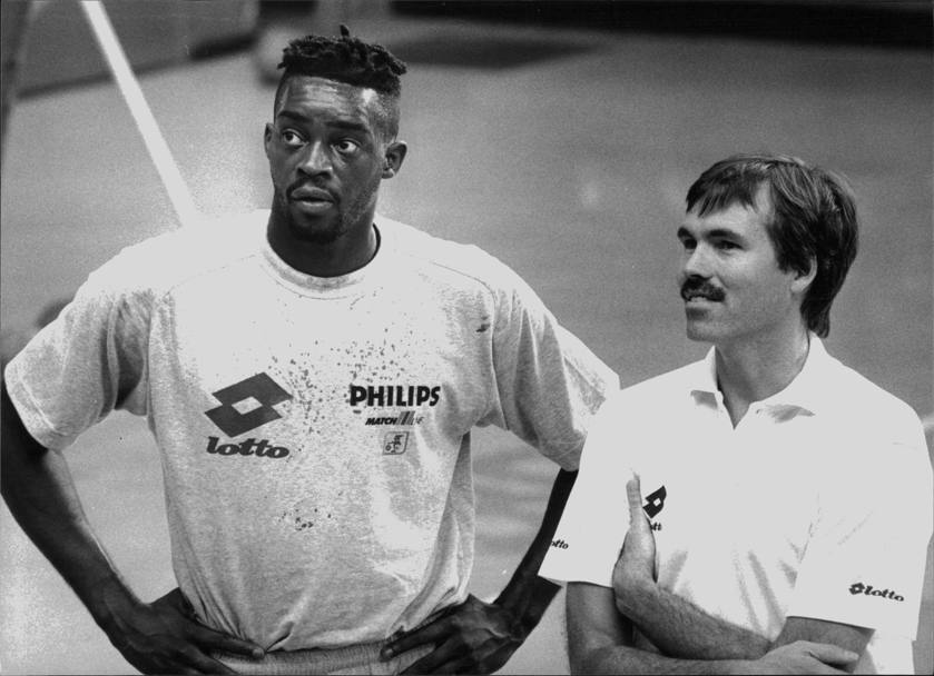 1990: con Kenny Green nella nuova veste di allenatore 